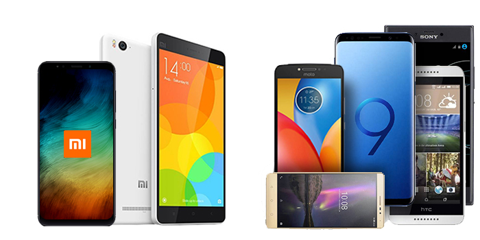 Samsung, OnePlus, HTC, Sony, Motorola